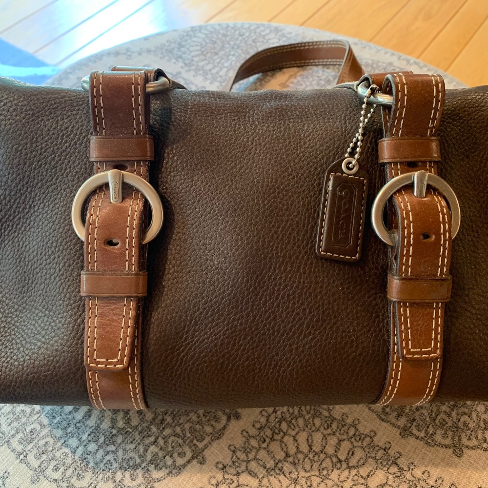 Coach Leather Barrel Bag-Pristine!